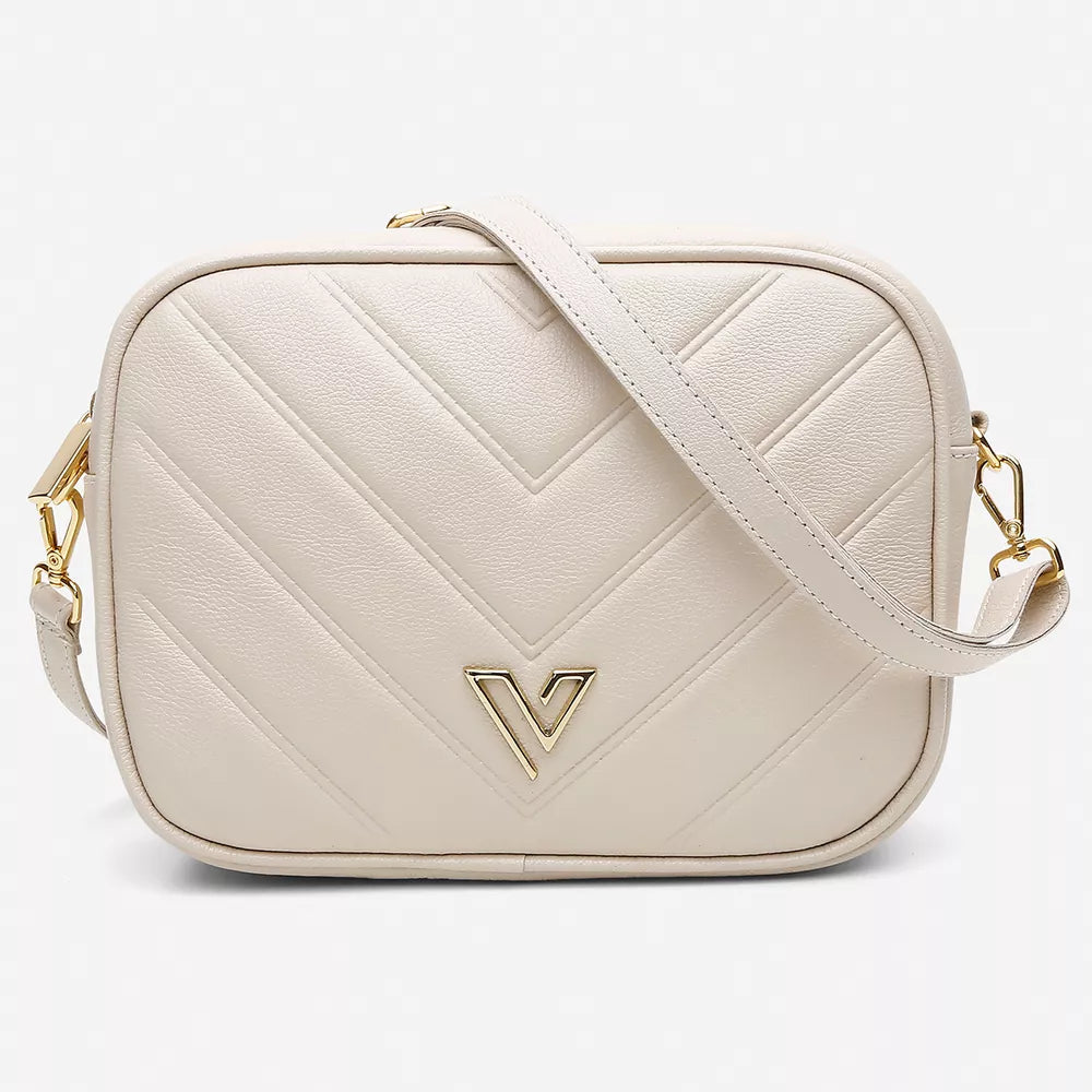 Bolso Ana de mujer en piel Vittal blanco roto