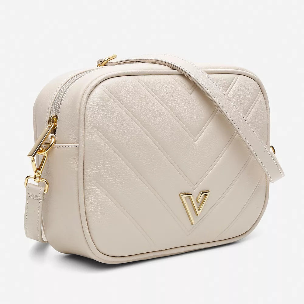 Bolso Ana de mujer en piel Vittal blanco roto
